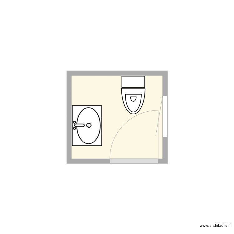 coin wc jardin. Plan de 0 pièce et 0 m2