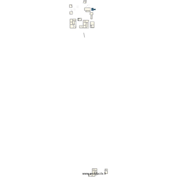 MAISON NAY 2. Plan de 40 pièces et 588 m2