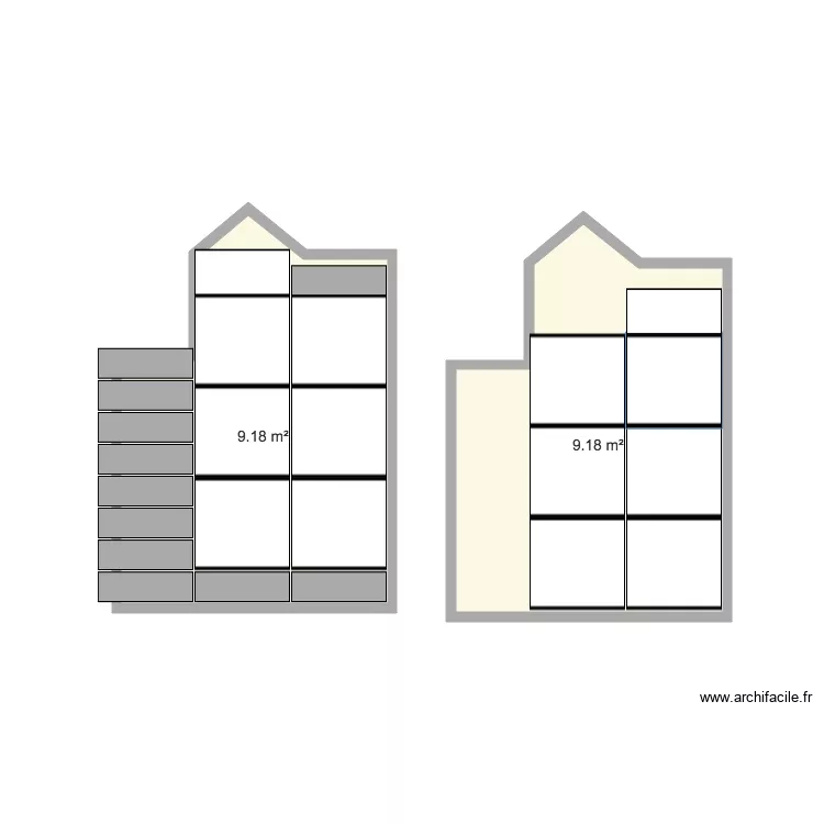 carrelage studio. Plan de carrelage studio. Plan de