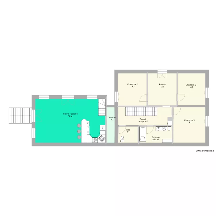 Chemin de fer 1 etage . Plan de Chemin de fer 1 etage . Plan de