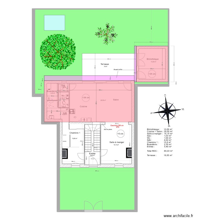 doumerc 2 gros oeuvre v2. Plan de 0 pièce et 0 m2