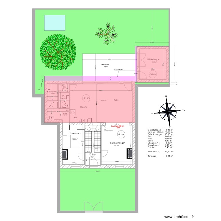 doumerc 2 gros oeuvre v2. Plan de 10 pièces et 362 m2