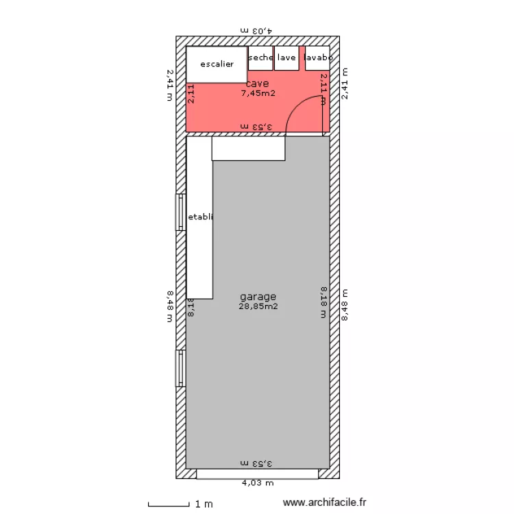 garage2. Plan de 