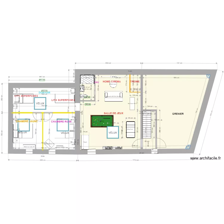 LAFLEUR R1 QUATER. Plan de 