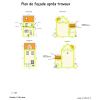 nouveau plan de façade après travaux