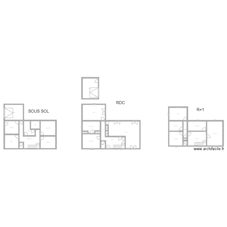 350600985. Plan de 29 pièces et 300 m2