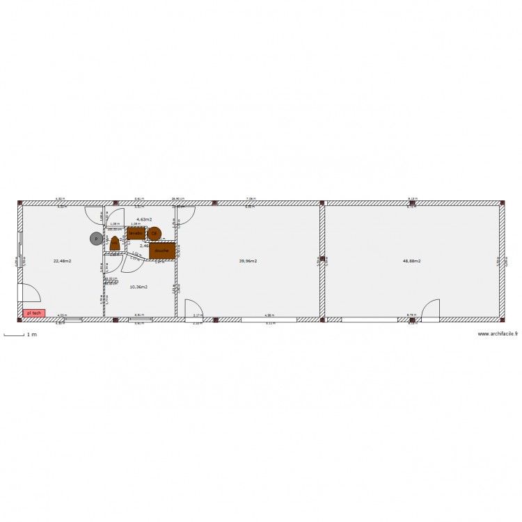 Depot sans. Plan de 0 pièce et 0 m2