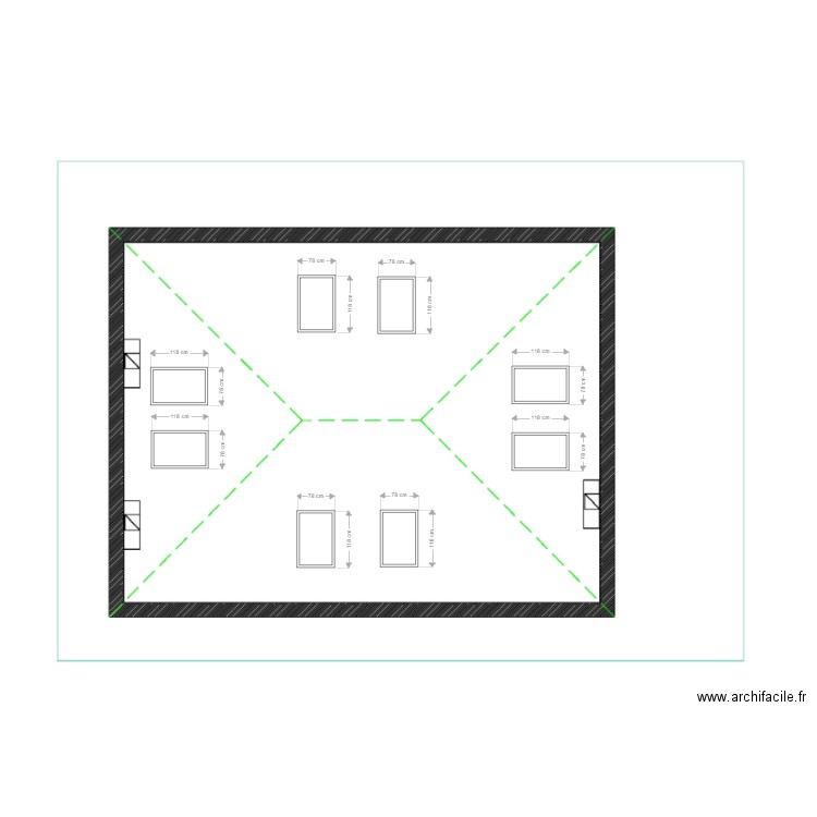 combles projets . Plan de 0 pièce et 0 m2