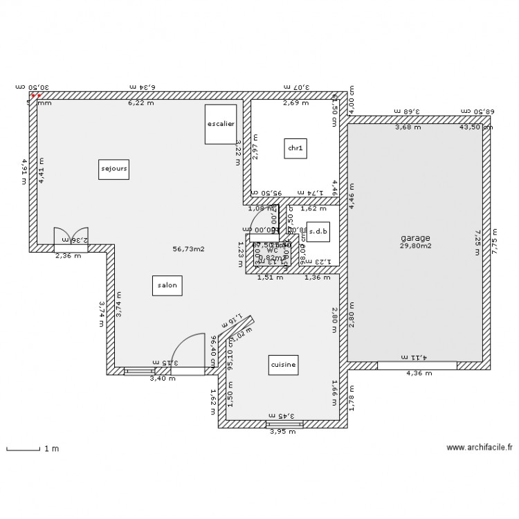 maison balcon. Plan de 0 pièce et 0 m2