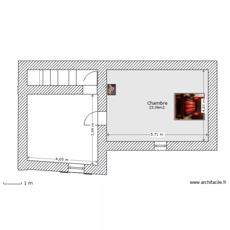 Etage Clarensac. Plan de Etage Clarensac. Plan de