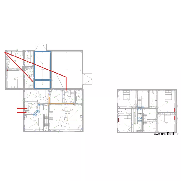 Place 3 evacuation et elec. Plan de 