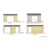PCMI 2 Plans de façade Extension