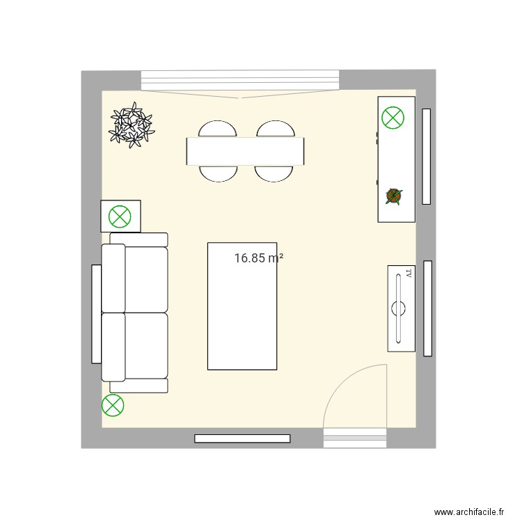 Salon. Plan de 0 pièce et 0 m2