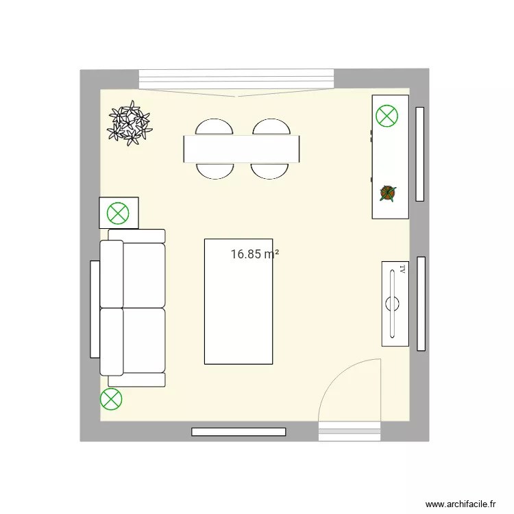 Salon. Plan de Salon. Plan de