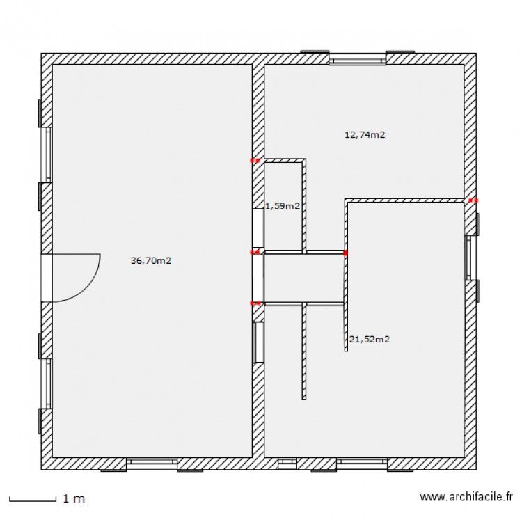 Roux Patricia A. Plan de 0 pièce et 0 m2