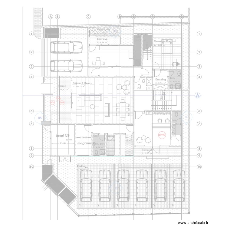 Climatisation bâtiment habitation BONADIWOTO. Plan de 0 pièce et 0 m2
