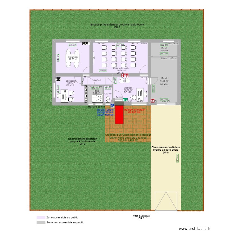 BONUS FORMA  APRES TRAVAUX. Plan de 11 pièces et 115 m2