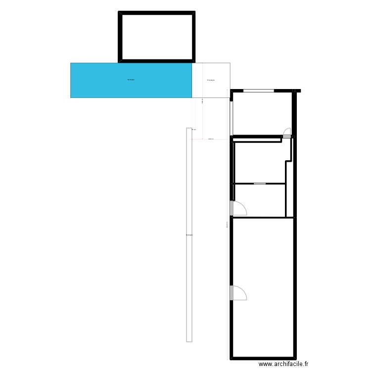 Pisciculture. Plan de 10 pièces et 118 m2