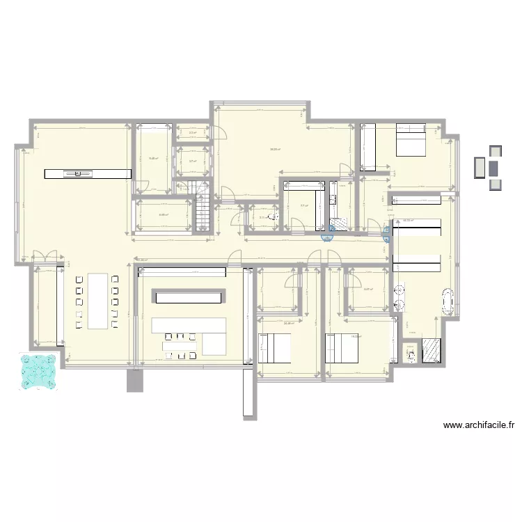 APPART MARC SIMONIS. Plan de 