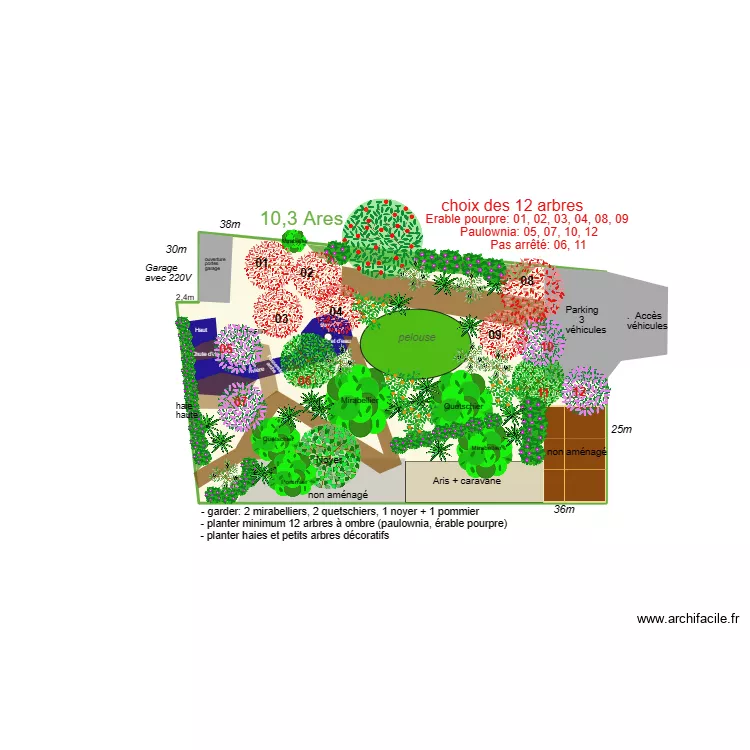  Projet verger Emilie 06. Plan de 
