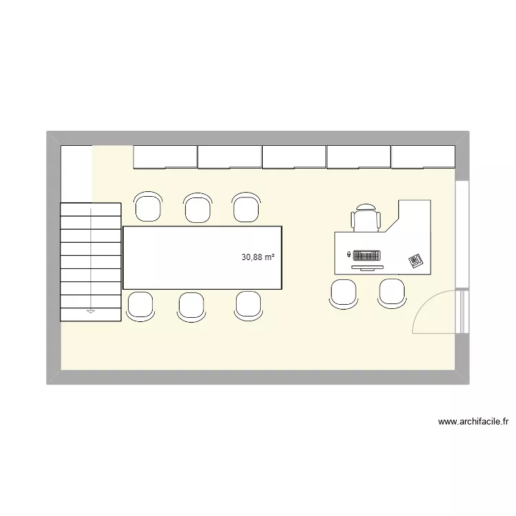LAFAYETTE sous sol. Plan de 