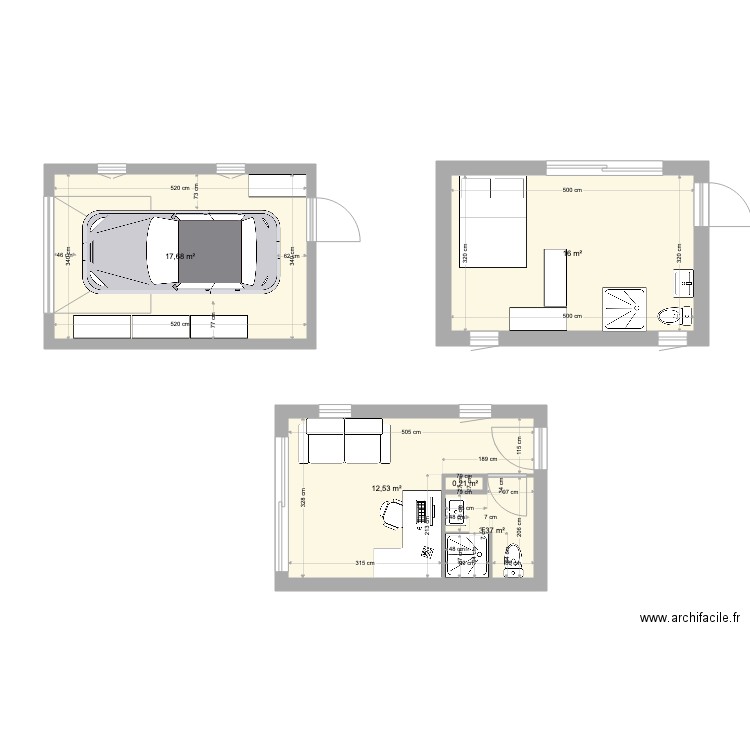 Garage 2. Plan de 0 pièce et 0 m2