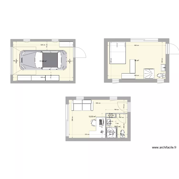 Garage 2. Plan de 