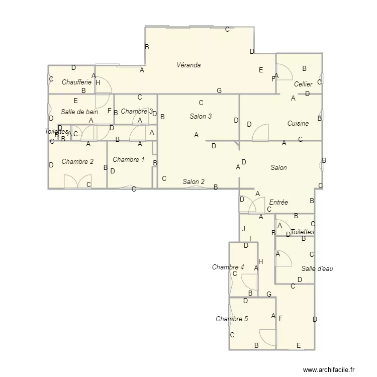 Croquis LAMY. Plan de 