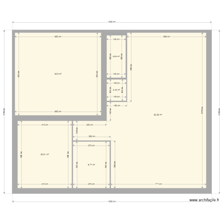 REZ DE CHAUSSEE ESSAI 1. Plan de 0 pièce et 0 m2