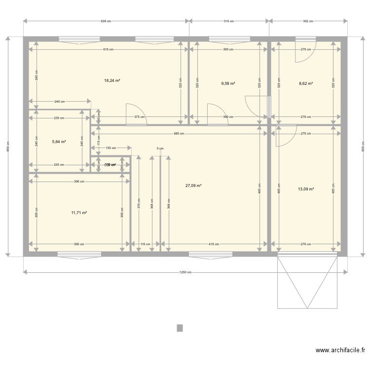 Actuel. Plan de 0 pièce et 0 m2