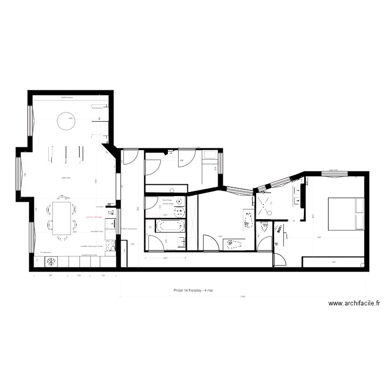 corbaz projet 14. Plan de 0 pièce et 0 m2