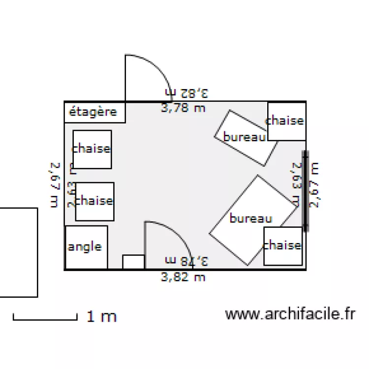 bureau alex. Plan de bureau alex. Plan de
