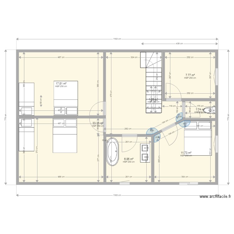 HomayaplusMininewEtages. Plan de 0 pièce et 0 m2
