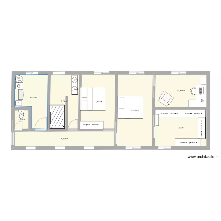 Côté chambre . Plan de Côté chambre . Plan de