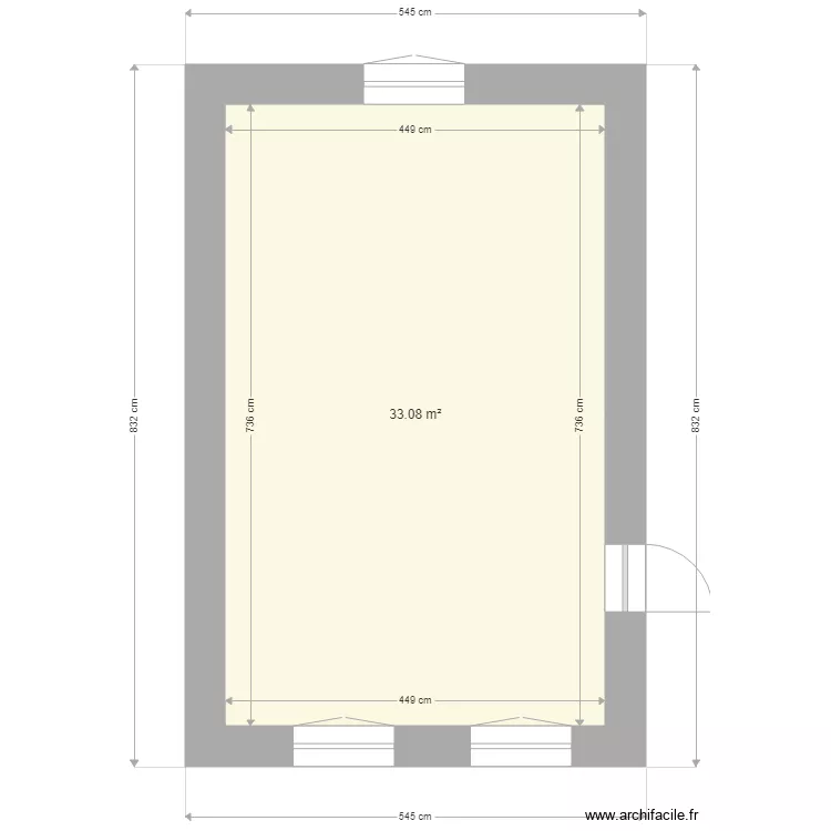F2 rdc cote garage1. Plan de 