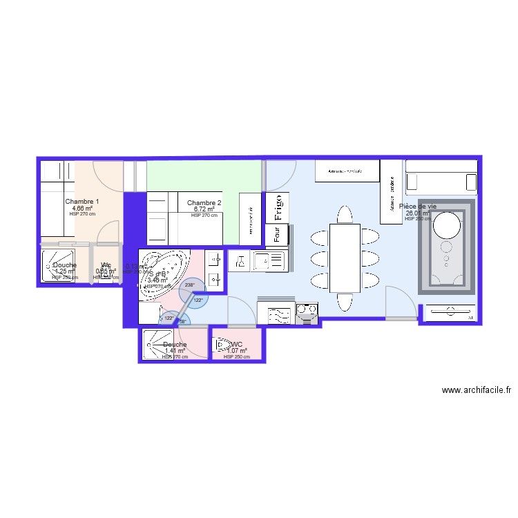 Verdun étage cotes essai Elo et JC rdc 1. Plan de 0 pièce et 0 m2