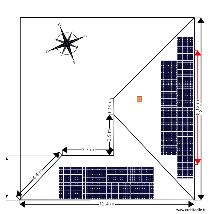 MAISON REYNAUD EMMANUEL. Plan de 