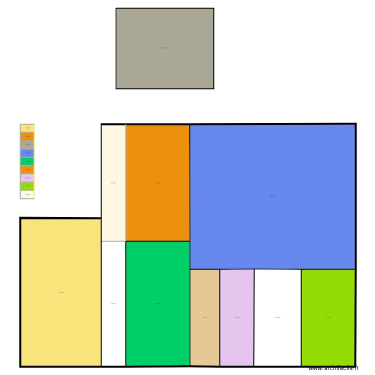  SCI des Amours location RDC. Plan de 0 pièce et 0 m2