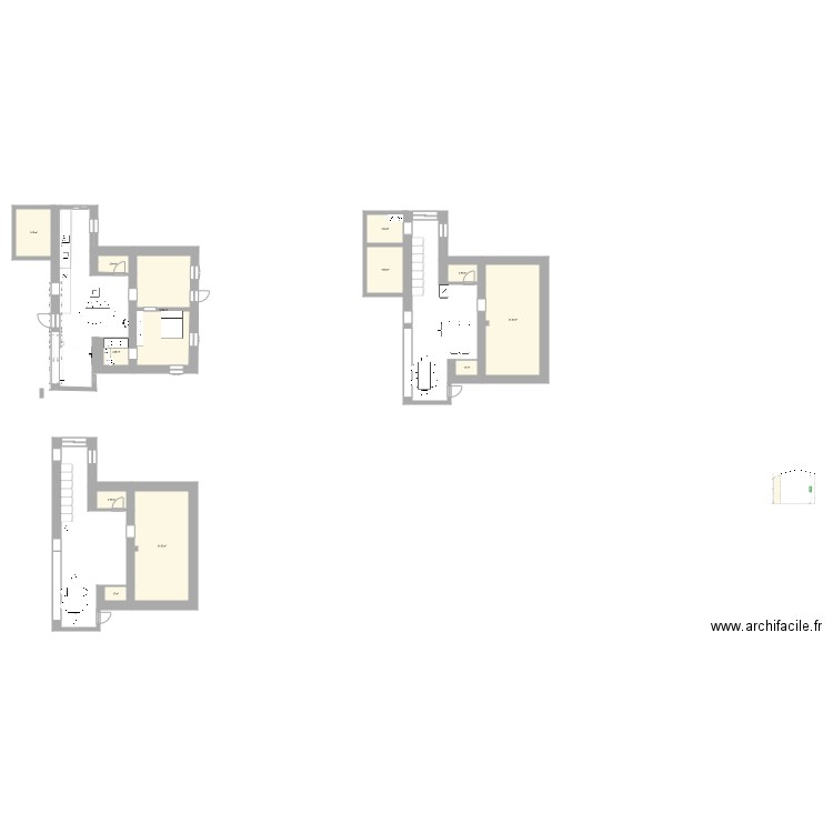 auvent veranda. Plan de 13 pièces et 134 m2