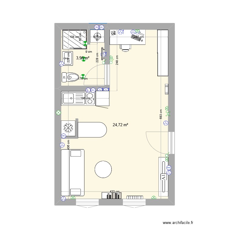 ste cecile meuble. Plan de 0 pièce et 0 m2
