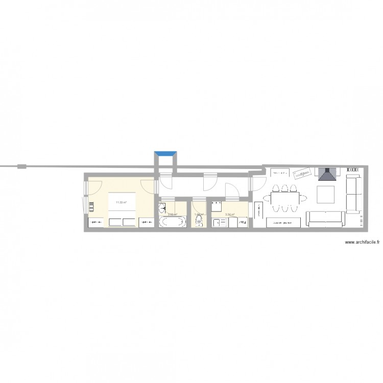  Appartement Ostende 101. Plan de 0 pièce et 0 m2