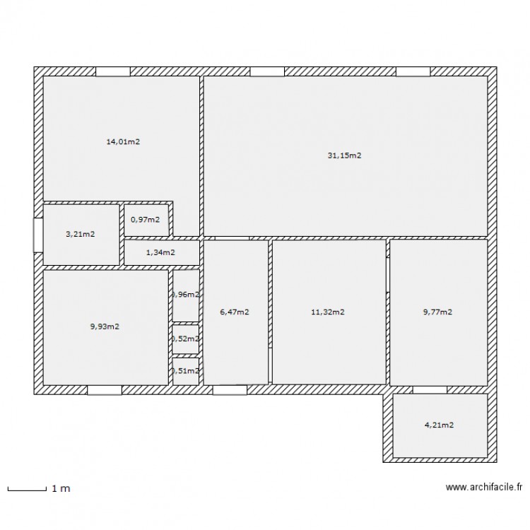 vulaines. Plan de 0 pièce et 0 m2