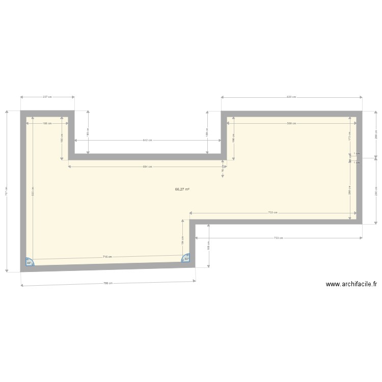 Nantes28 2. Plan de 1 pièce et 66 m2