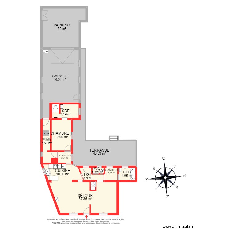 12872*. Plan de 0 pièce et 0 m2