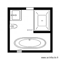 plan de salle de bain