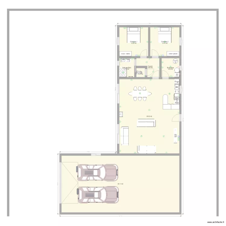 maison projet 1. Plan de 