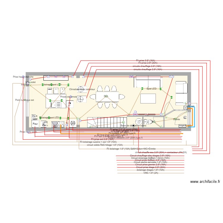 Léa & Yohann. Plan de 3 pièces et 51 m2