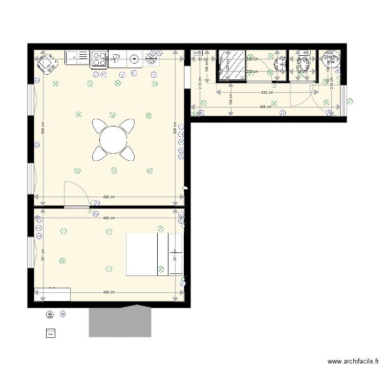 quiberville 1. Plan de 0 pièce et 0 m2