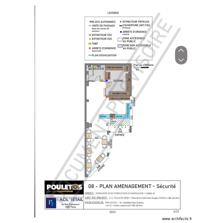 Pouletos. Plan de 0 pièce et 0 m2