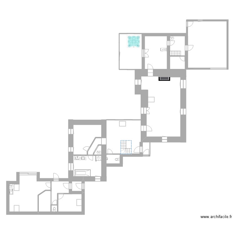 St Pol de Leon RDC. Plan de 0 pièce et 0 m2